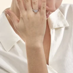 Histoire d'Or Solitaire De Zirconium* Bagues|Bagues Avec Pierre