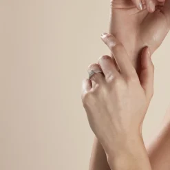 New Histoire d'Or Solitaire Or Blanc  Princessa Diamant Synthetique